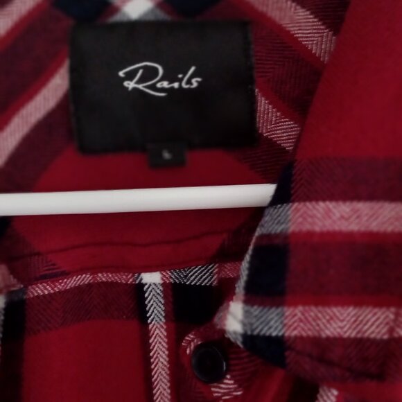 Rails Hunter Plaid Flannel Button down Shirt - Picture 4 of 8